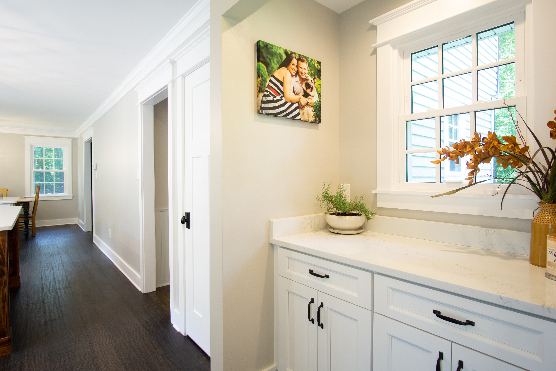 Lumberton Remodel — butler's pantry and hall