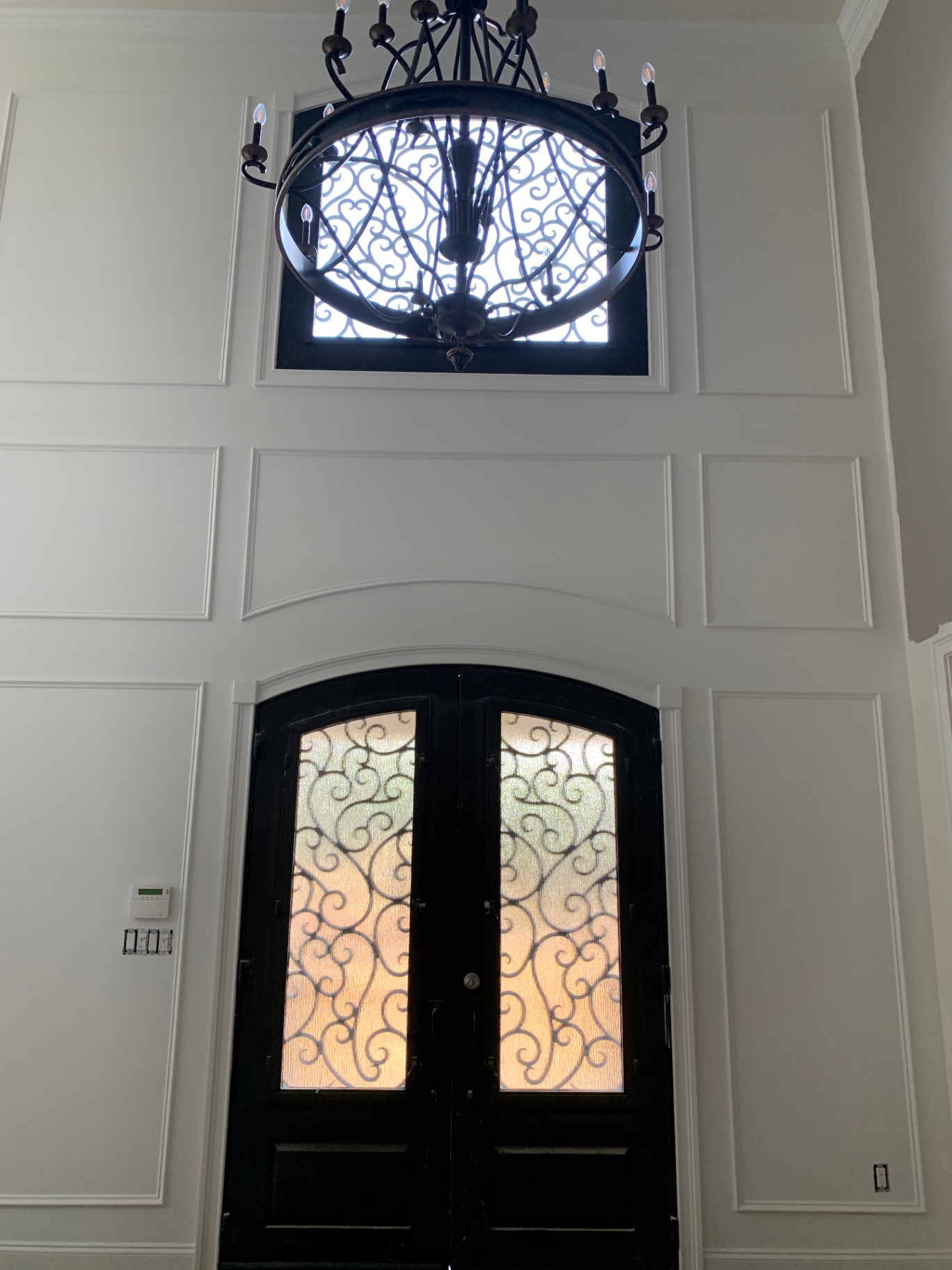 Mullica Hill Residence — entry doors and foyer