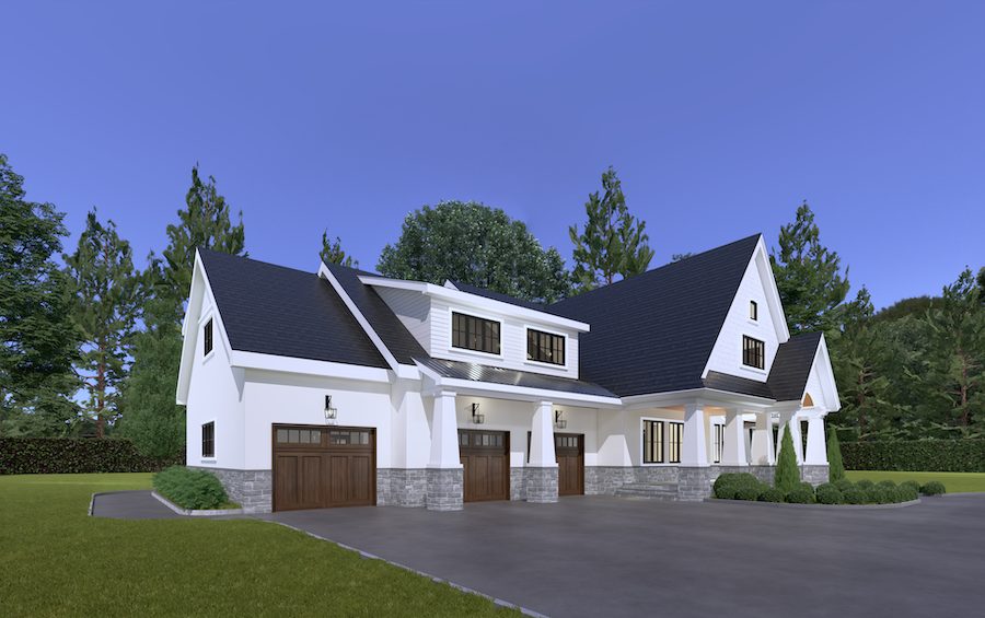 Carr Residence — exterior rendering