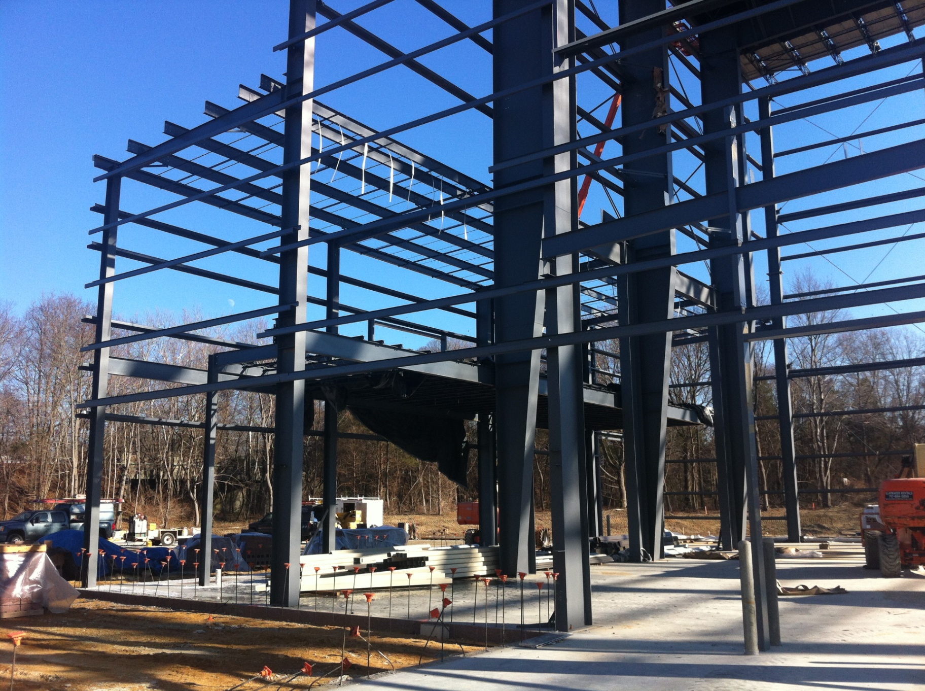 Proof Production, Sewell NJ — structural framing detail