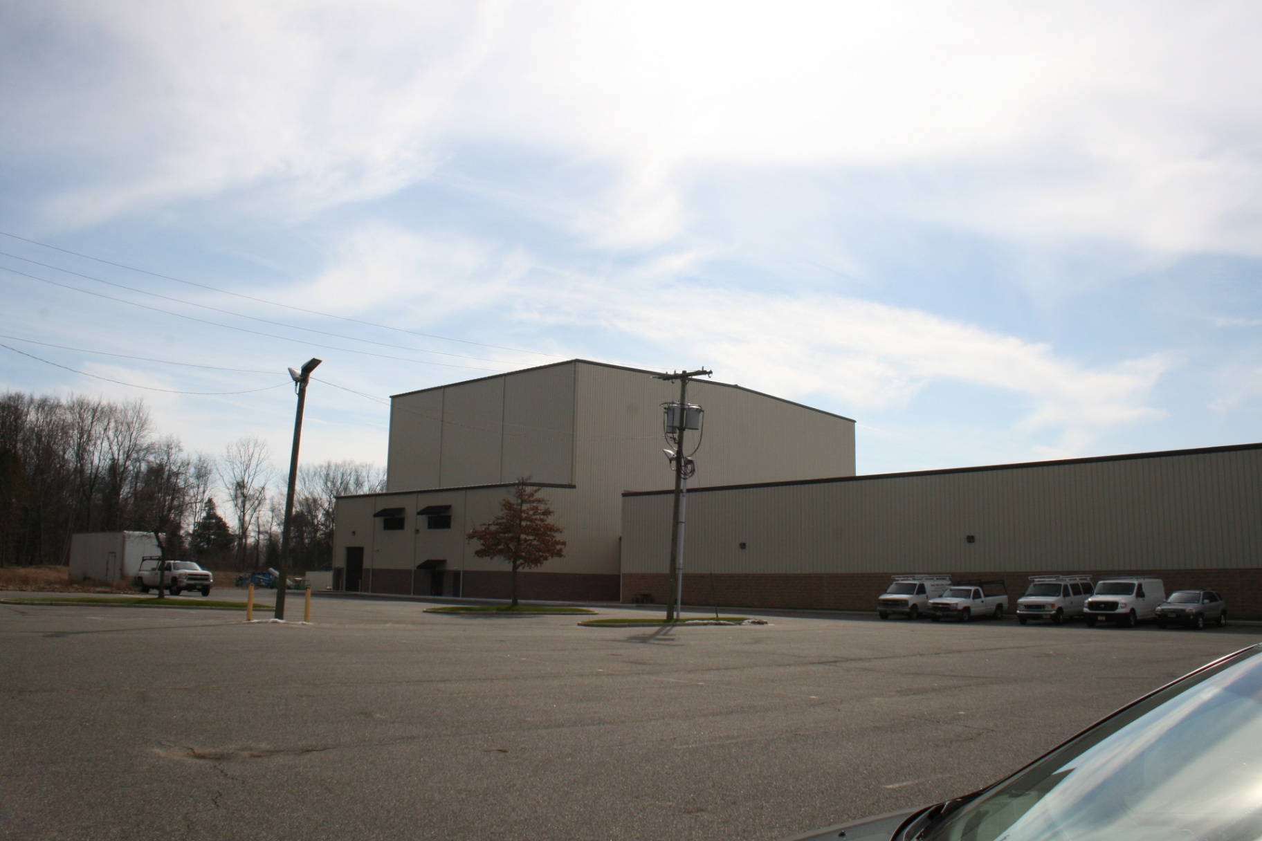 Proof Production, Sewell NJ — site and parking approach