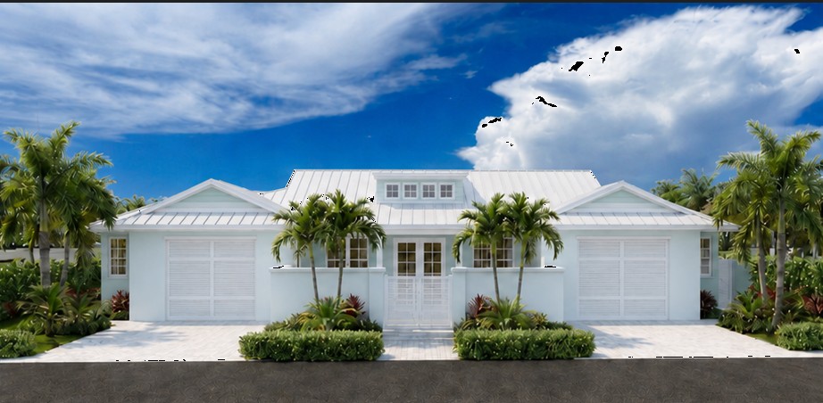 Delray Beach Residence — front elevation rendering