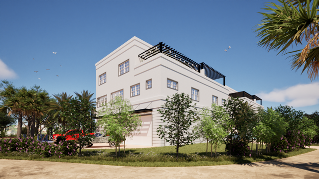Vero Beach bardominium — street-side exterior