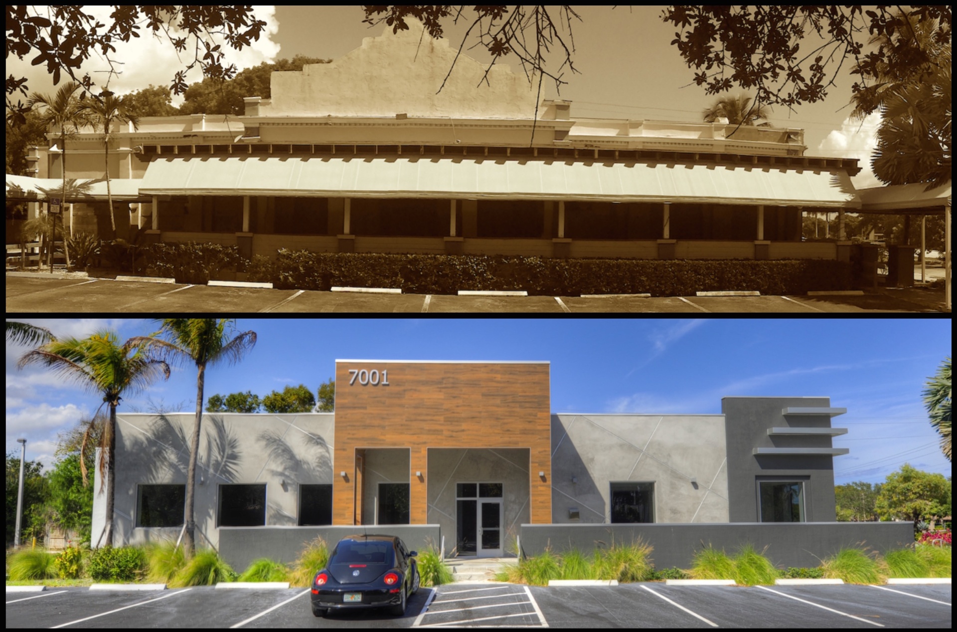 Urgent Care, Boca Raton FL — existing condition alongside the completed work