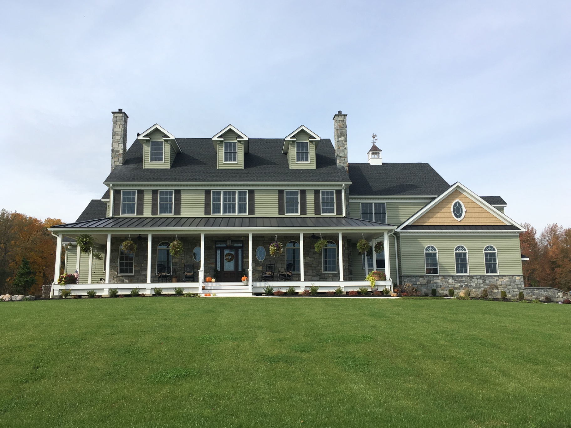 South Harrison Residence — covered front porch