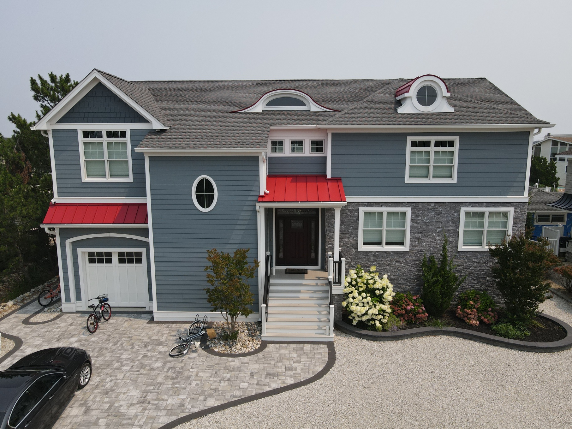 Long Beach Island Residence — front elevation
