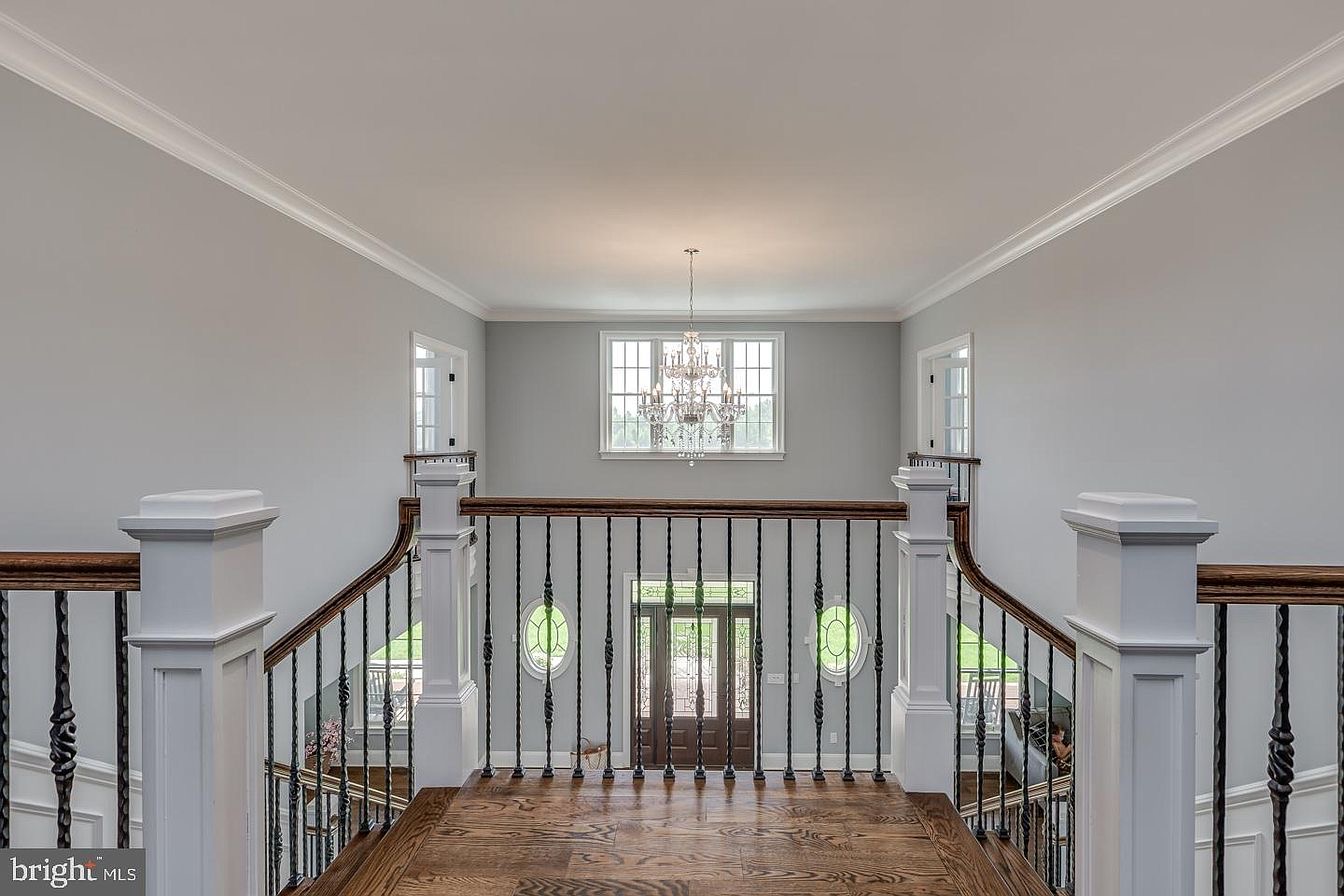 South Harrison Residence — upper landing overlooking the foyer