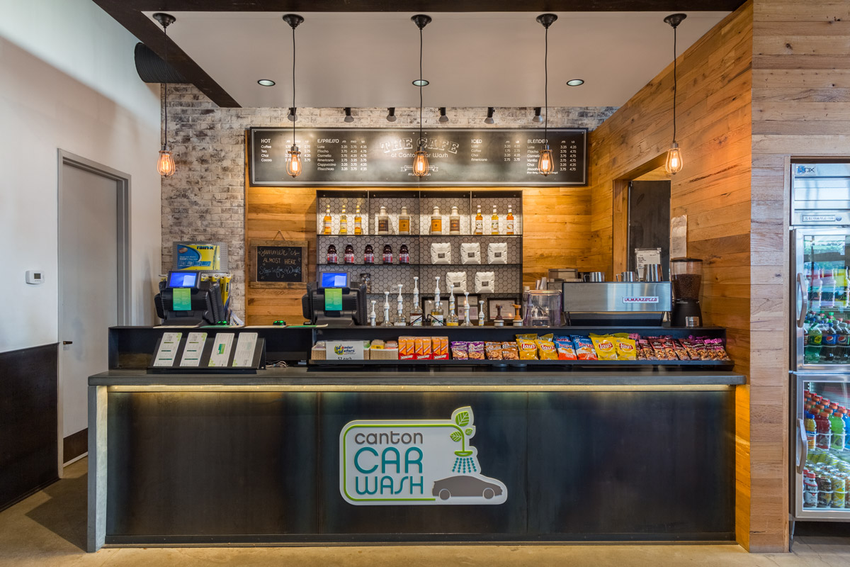 Canton Car Wash, White Marsh MD — café counter