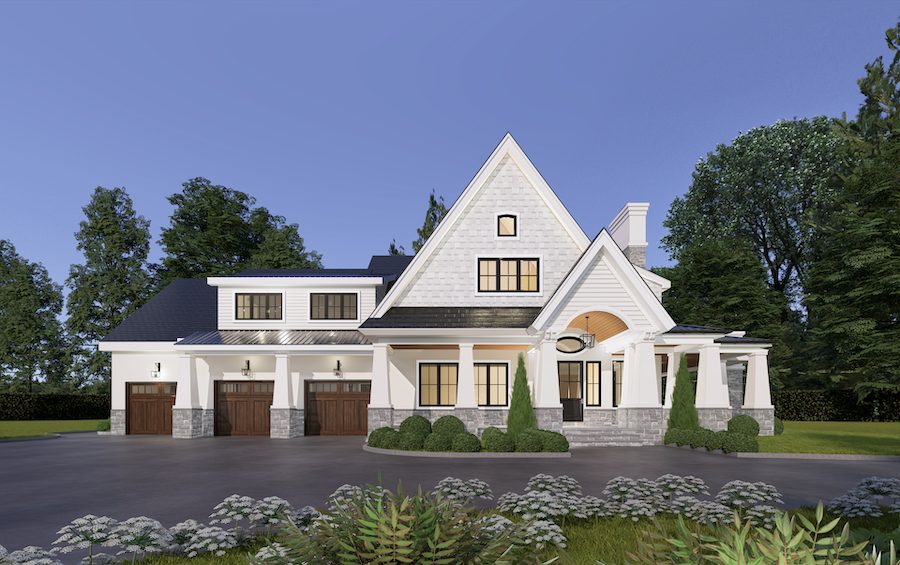 Carr Residence — exterior rendering