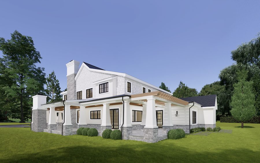 Carr Residence — exterior rendering