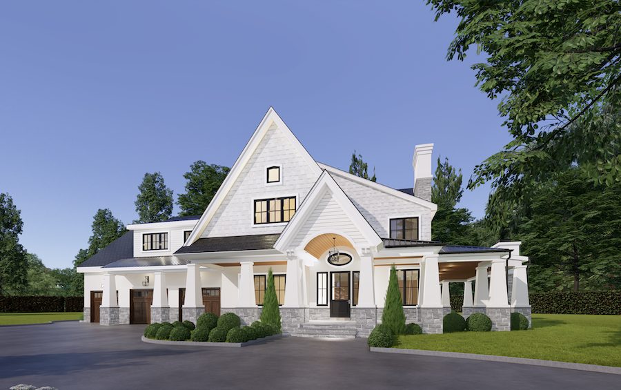 Carr Residence — exterior rendering
